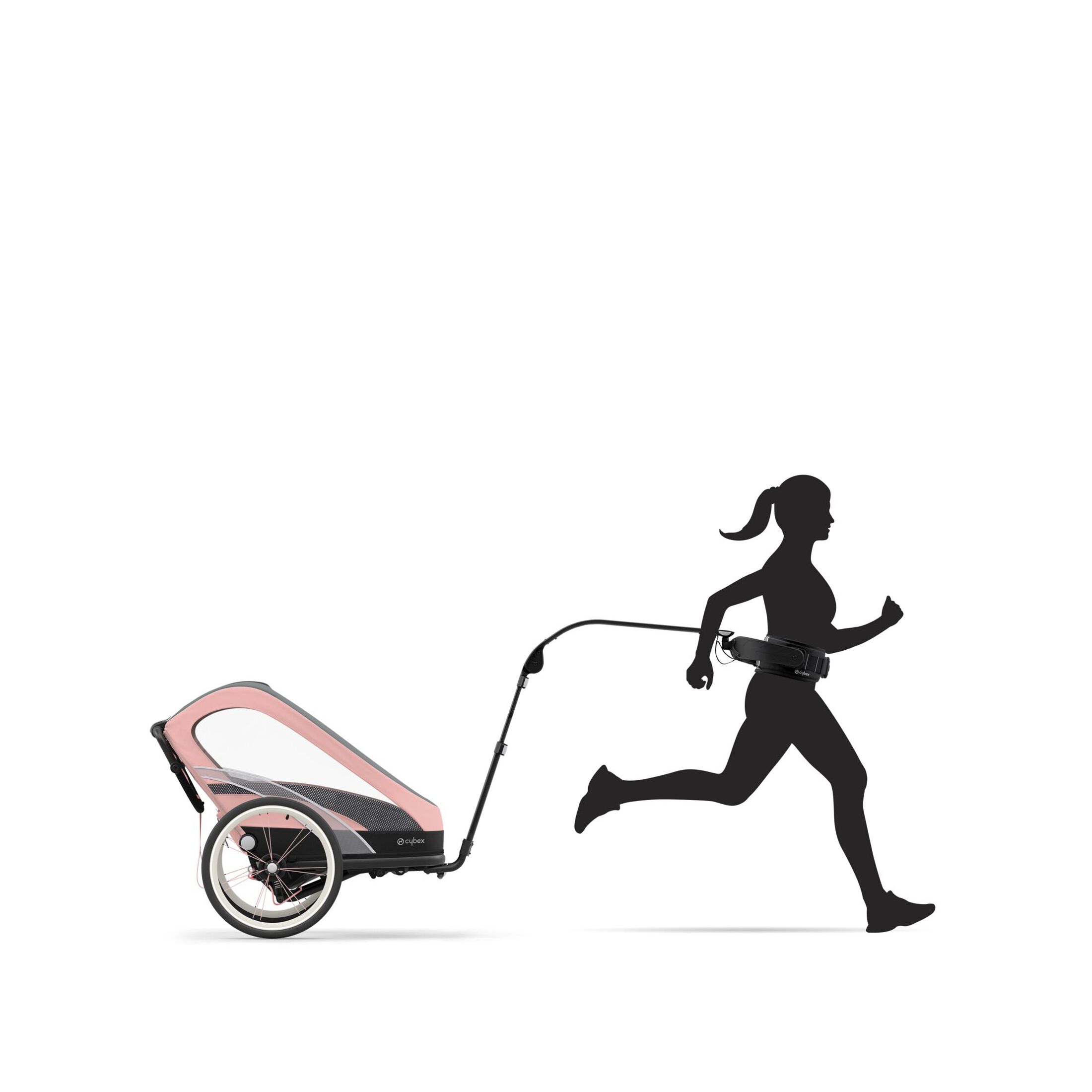 Cybex Zeno Hands-free Kit Gold Black koleso k prívesu na bicykel