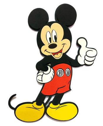 Disney samolepky na stenu - Mickey Mouse 3D