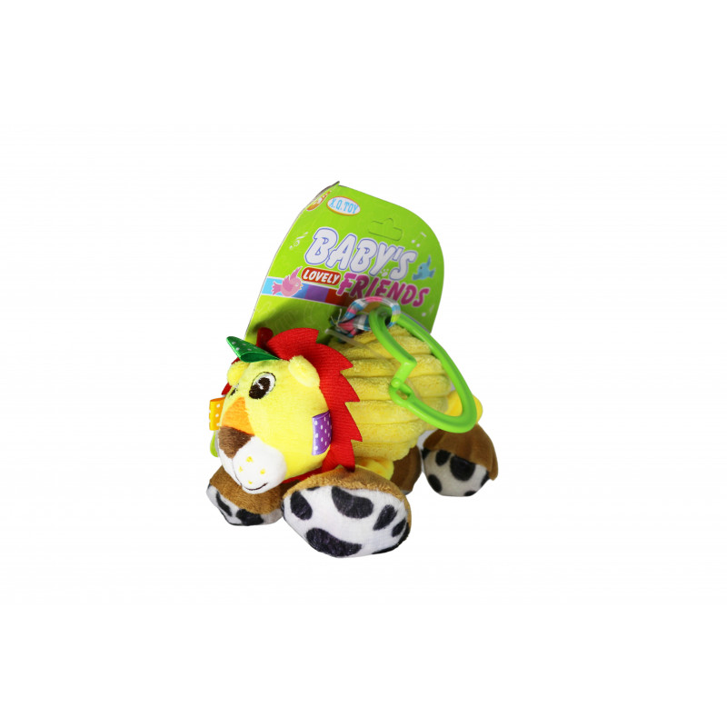Baby Toys Hrkálka plyšová prívesok Lion