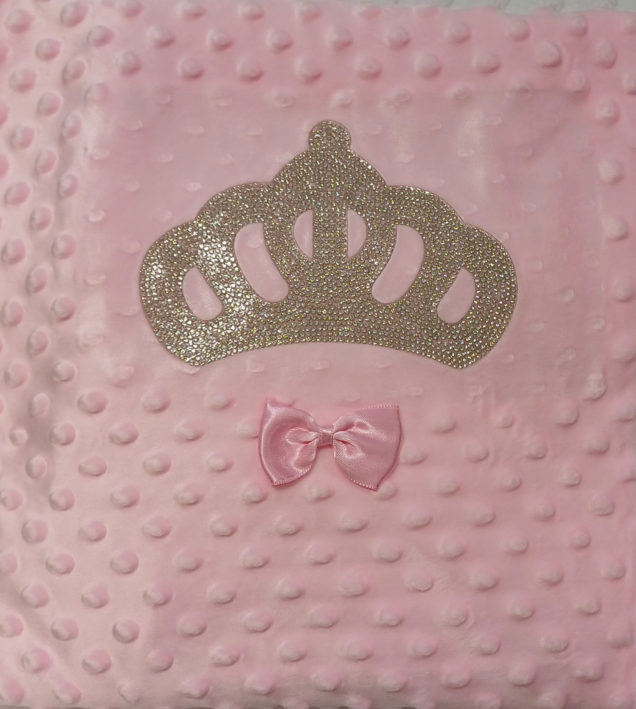 Deka detská 75x90 cm Crown Pink