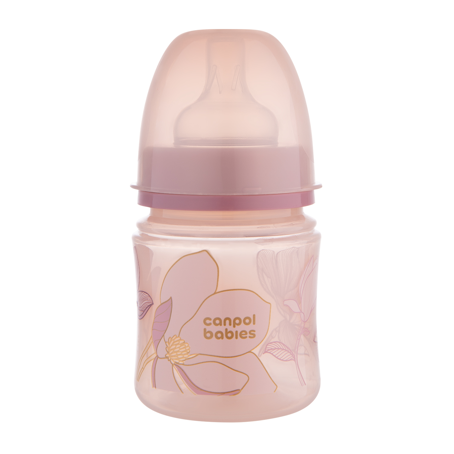 Canpol babies Antikoliková fľaša EasyStart GOLD 120ml pink