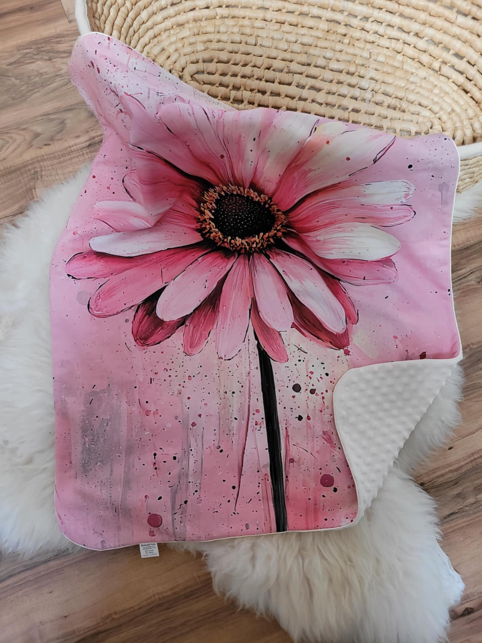 Handmade deka 2-vrstvová Kvetinka
