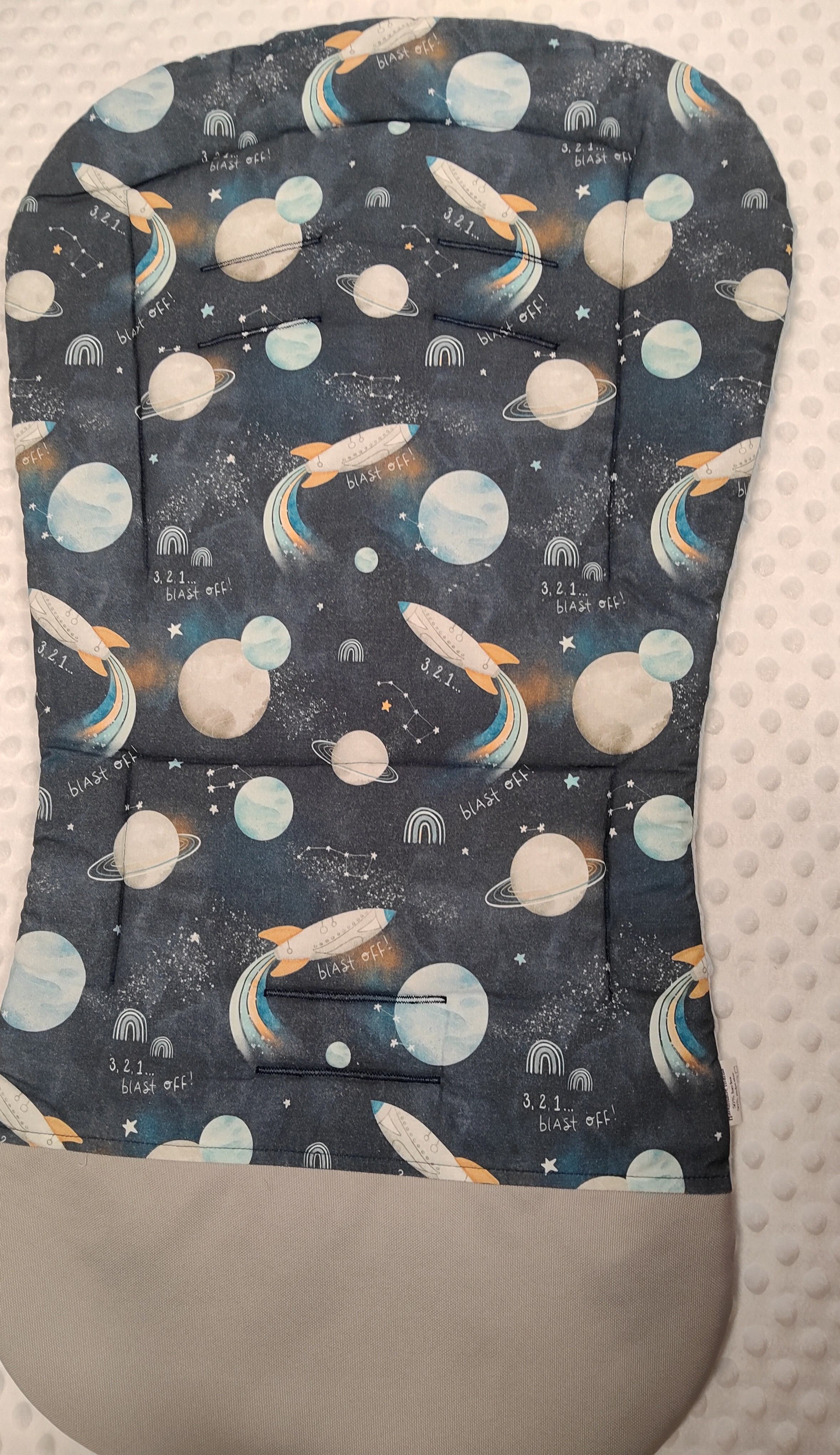 Handmade Podložka do kočíka Vesmír