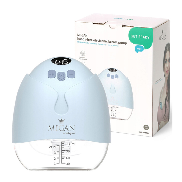 BABYONO Odsávačka mlieka elektronická hands-free Megan