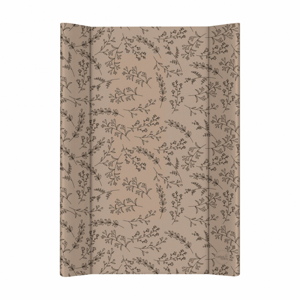 CEBA BABY Podložka prebaľovacia 2-hranná s pevnou doskou (50x70) Basic Flowers