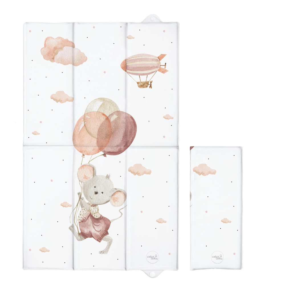 CEBA BABY Podložka prebaľovacia cestovná (60x40) Basic Mouse