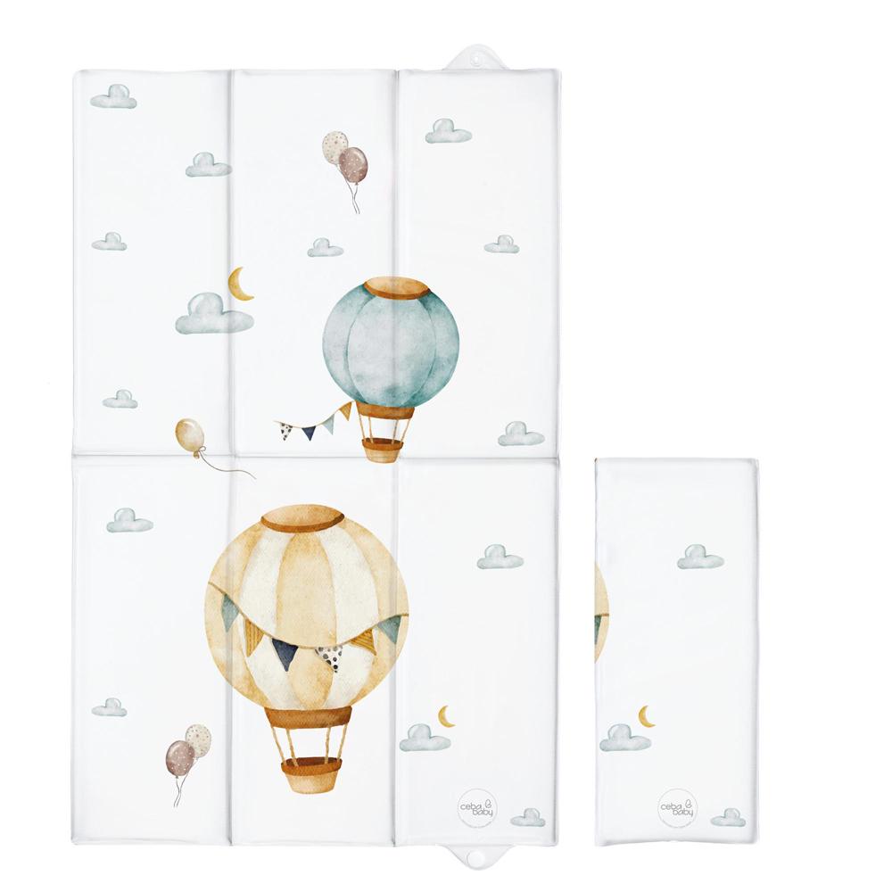 CEBA BABY Podložka prebaľovacia cestovná (80x50) Basic Balloons
