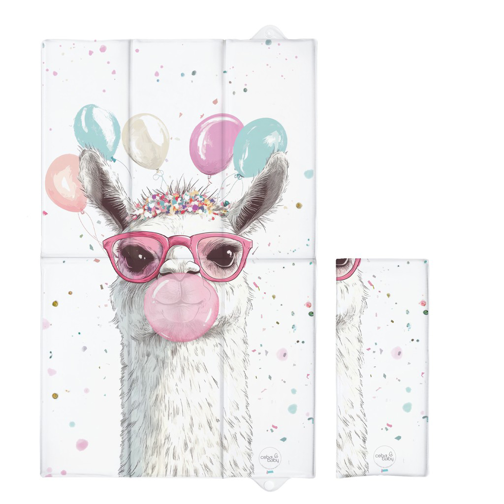 CEBA BABY Podložka prebaľovacia cestovná (80x50) Basic Crazy Lama