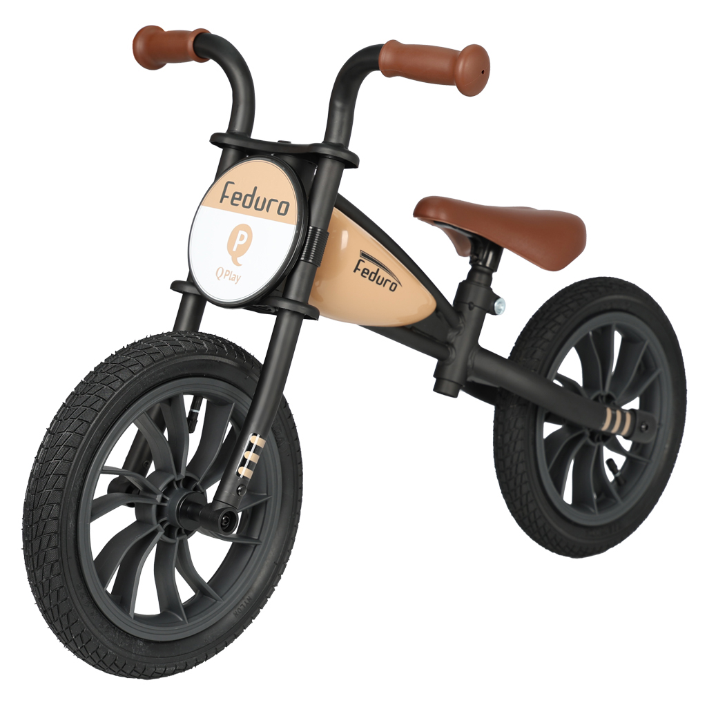 QPLAY Odrážadlo Feduro Beige, vek 3-6 rokov