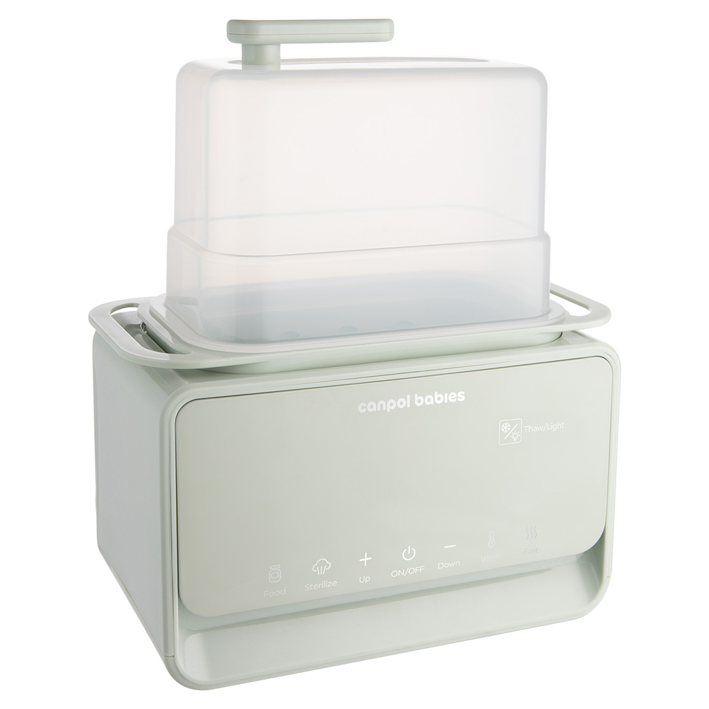 CANPOL BABIES Ohrievač a sterilizátor dojčenských fliaš elektrický double 7v1