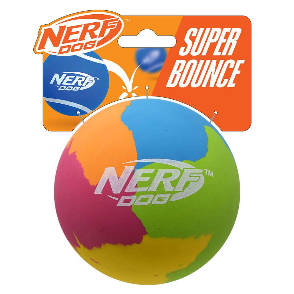 NERF DOG Hračka pre psov gumová super odrazová loptička 9,5 cm