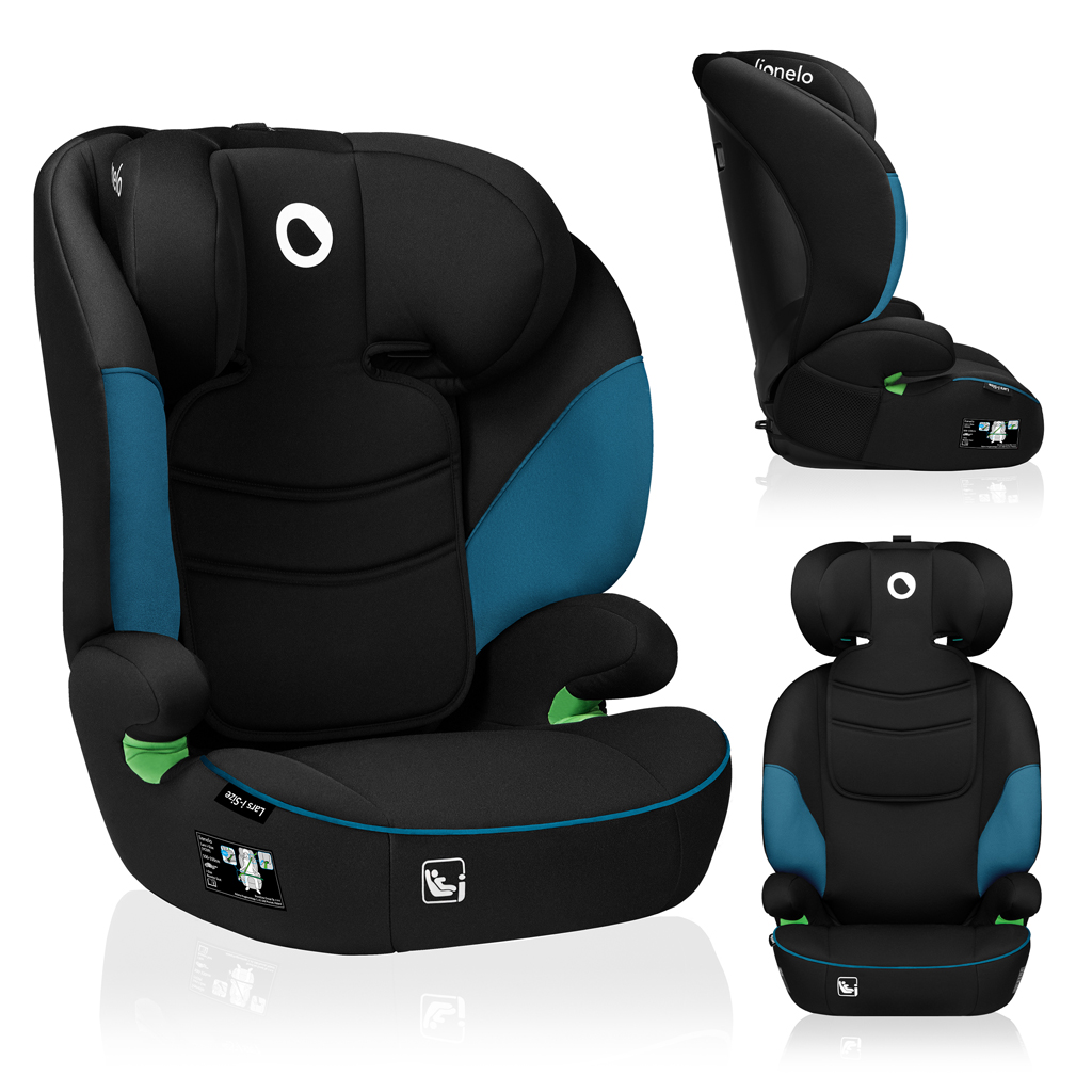 LIONELO Autosedačka Lars i-Size (100-150 cm) Green Turquoise
