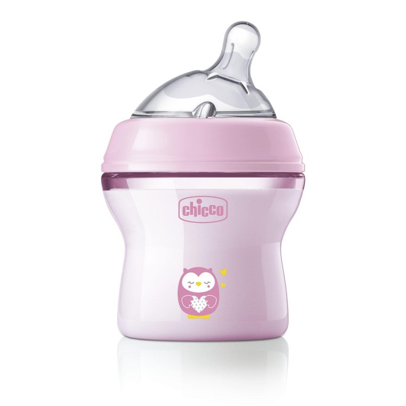 CHICCO Fľaša dojčenská antikolik Natural Feeling 150 ml dievča 0m+