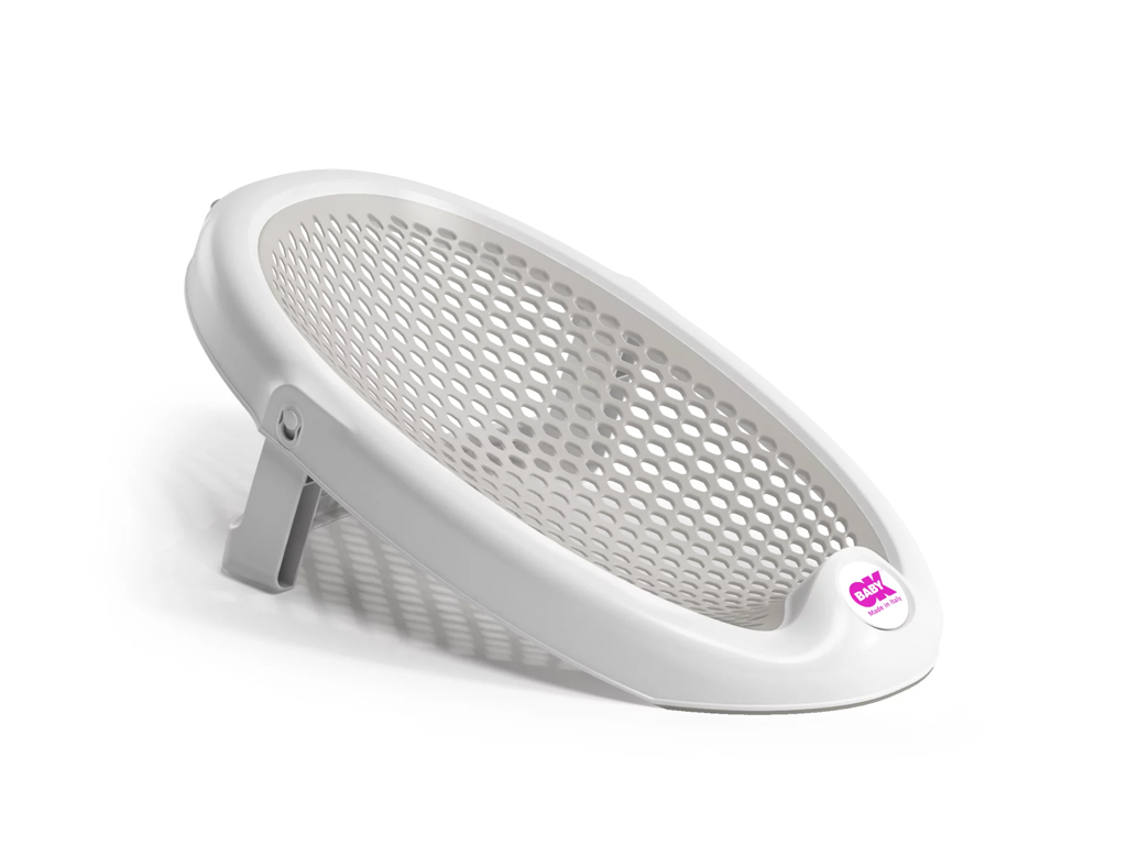 OK BABY Lehátko do vane skladacie mäkké protišmykové Jelly 0–8m Grey