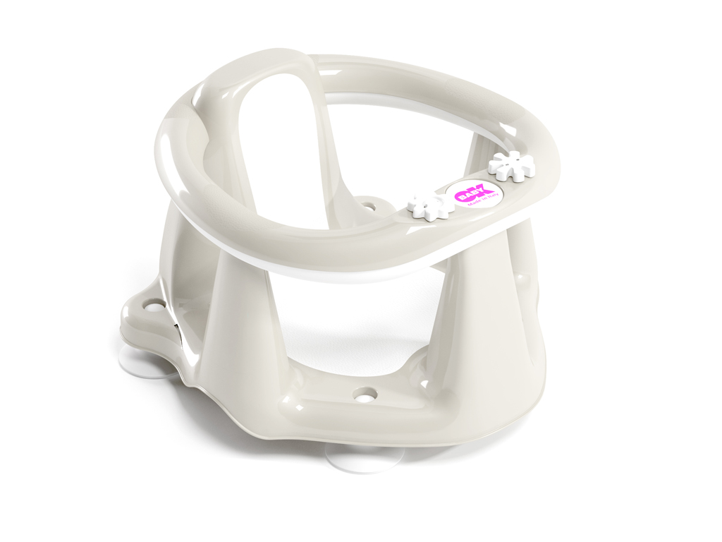 OK BABY Sedadlo do vane protišmykové Flipper Evolution s prísavkami 6–15m White