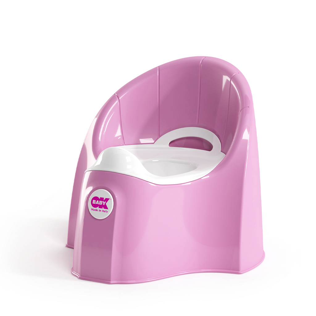 OK BABY Nočník ergonomický Pasha s vyberateľnou nádobou Pink