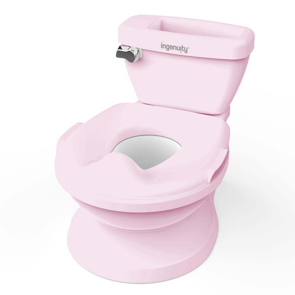 INGENUITY Nočník/toaleta detská so zvukom My Size™ ružová