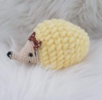 Handmade ručne háčkovaná hračka - ježko