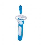 Mam Masážna zubná kefka od Massaging Brush na ústnu hygienu dieťaťa blue