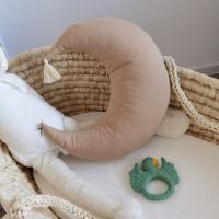 Smart Bed Vankúš mesiac bavlnený so strapcom