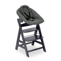 Hauck Alpha+ drevená stolička Dark Grey