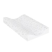 CEBA Podložka prebaľovacia 2-hranná mäkká COSY (50x70) Dream bodkami biela