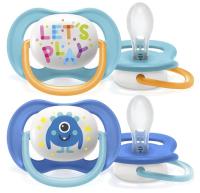 AVENT Cumlík Ultra air play 6-18m chlapec 2 ks