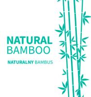 BABYONO Osuška s kapucňou Bamboo modrá 85x85 cm