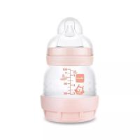 Mam Anti Colic 130ml+Start soothers Mixed colors plastová cumlíková fľaša pink