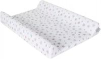 Ceba Baby Poťah na prebaľovaciu podložku 50x70-80cm Light grey + Blue Stars 2ks