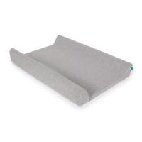 Ceba Baby Poťah na prebaľovaciu podložku 50x70-80cm Light grey melange + pink 2ks