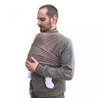 Nandu Eco Baby šatka na nosenie detí blue-grey