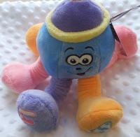 Plyšová hračka na rozvoj zručností - chobotnica modrá