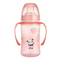 Canpol babies Cvičný pohár EXOTIC ANIMALS 240 ml pink