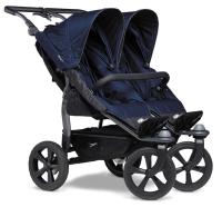 TFK duo stroller - air chamber wheel navy