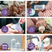 AVENT Fľaša Natural Response s ventilom AirFree 260 ml, 1m+
