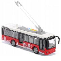 Trolejbus so svetlom, zvukom a otvárateľnými dverami