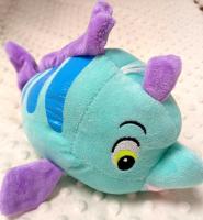 Plyšová figúrka rybka Flounder tyrkysová