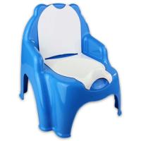 DOHÁNY 5065 modrá stolička s nočníkom pre deti Delfín