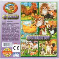 Kocky obrázkové 16ks Country