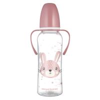 Canpol babies Fľaša úzkohrdlá s úchytmi CUTE ANIMALS 250ml zajac