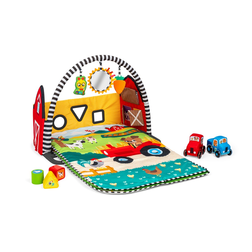 BABY EINSTEIN Deka na hranie s 3D farmou Busy Barnyard™ 0m+