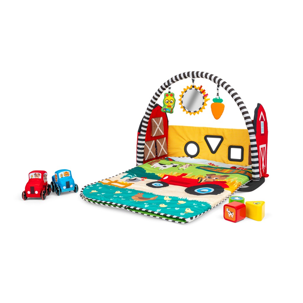 BABY EINSTEIN Deka na hranie s 3D farmou Busy Barnyard™ 0m+