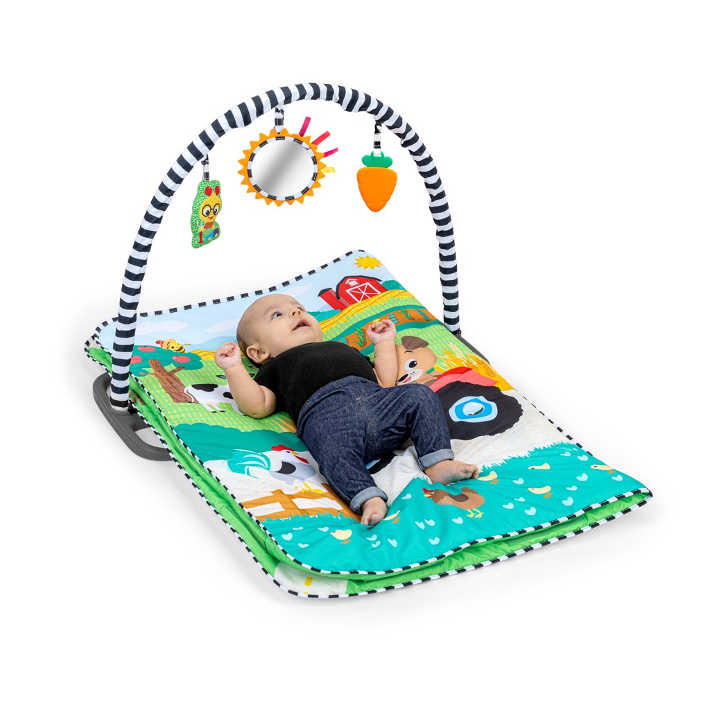 BABY EINSTEIN Deka na hranie s 3D farmou Busy Barnyard™ 0m+