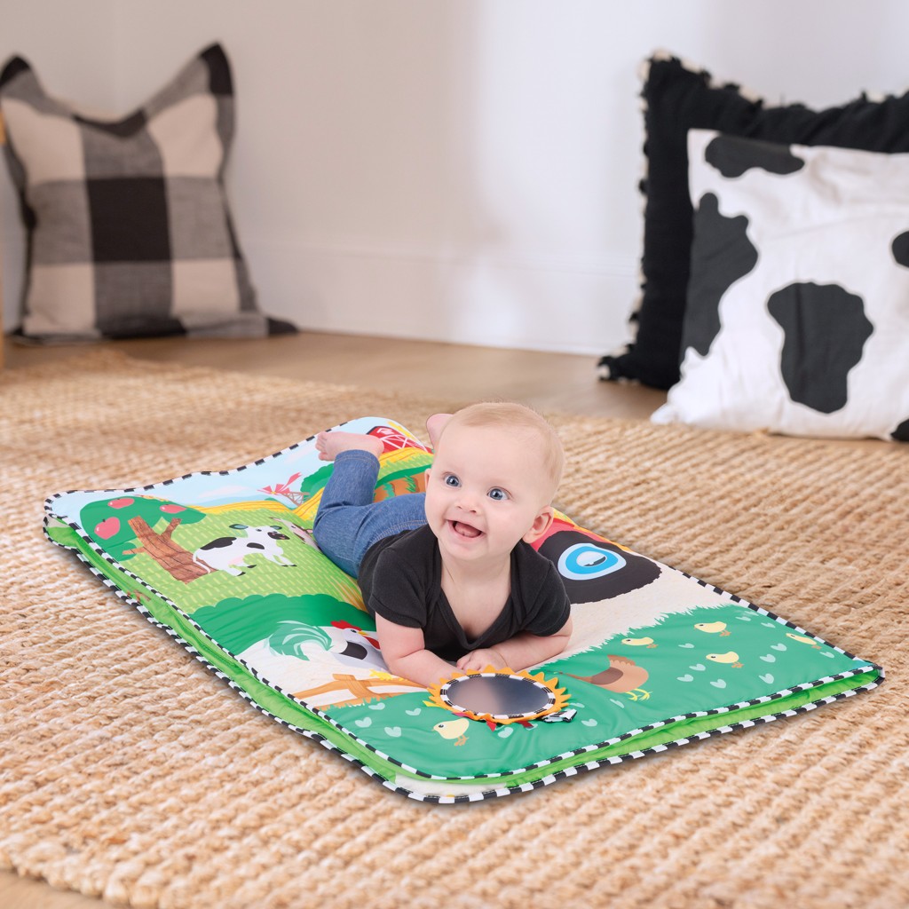 BABY EINSTEIN Deka na hranie s 3D farmou Busy Barnyard™ 0m+