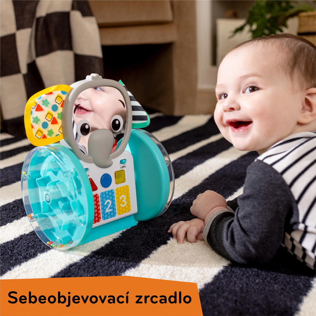 BABY EINSTEIN Hračka hudobná interaktívna Chase &amp; Tap Earl™ 6m+