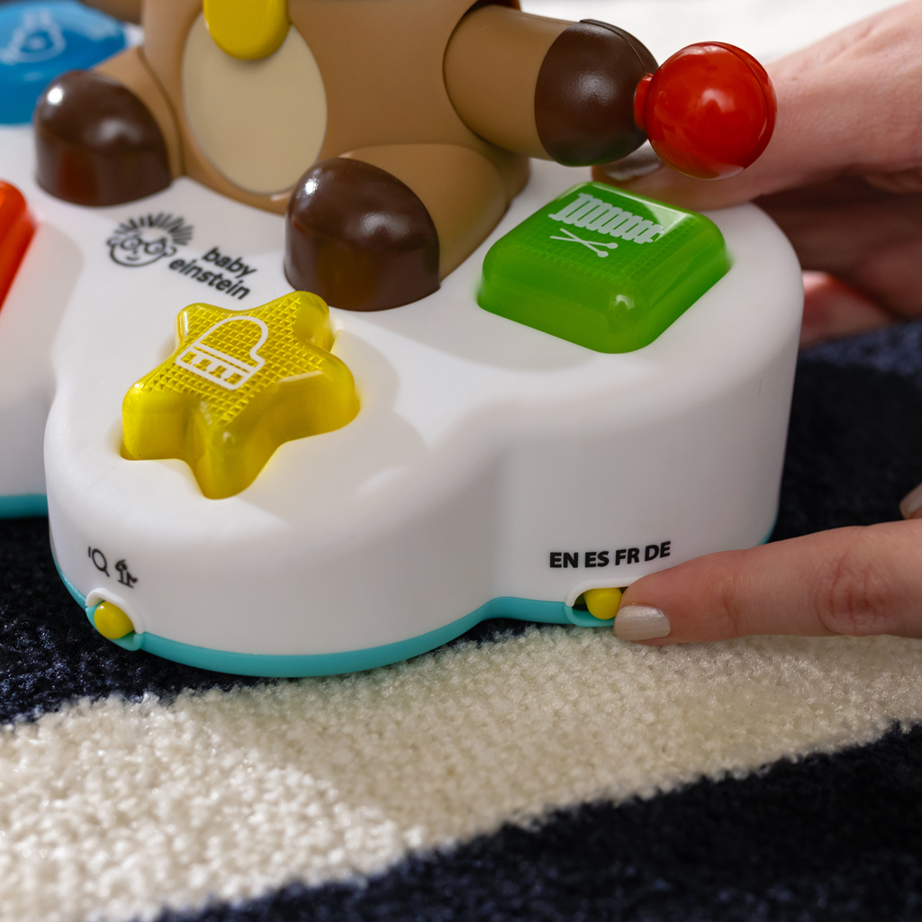 BABY EINSTEIN Hračka hudobná vzdelávacia Drum &amp; Learn Dean™ 6m+