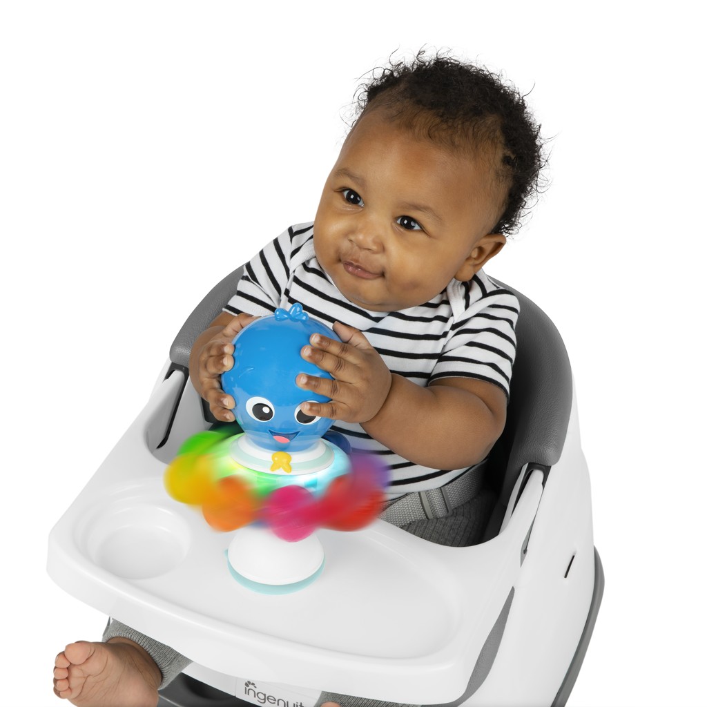 BABY EINSTEIN Hračka senzorická chobotnica s prísavkou Opus's Spin &amp; Sea™ 3m+