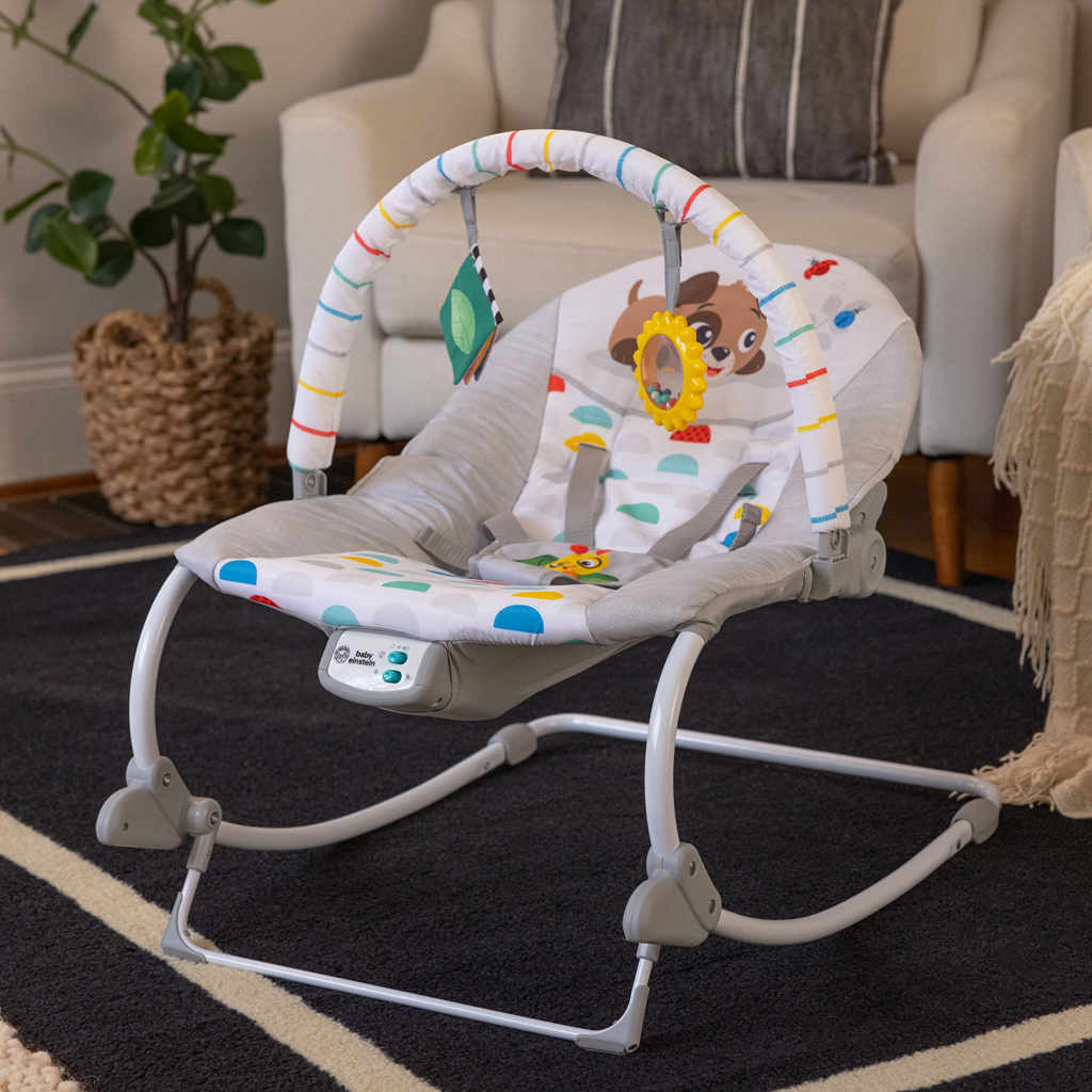 BABY EINSTEIN Lehátko hudobné vibrujúce Dean's Discovery Spot™ 0m+ do 9kg