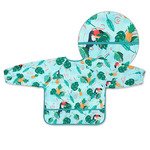 BABYONO Podbradník s dlhým rukávom Toukans, 74 x 36cm, 6m+